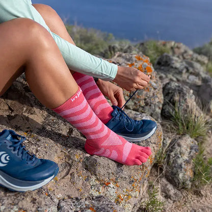 Injinji Ultra Run Crew Coral Women