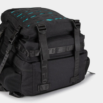 Built For Athletes Large Black & Aqua 45L Hero 3.0 Backpack