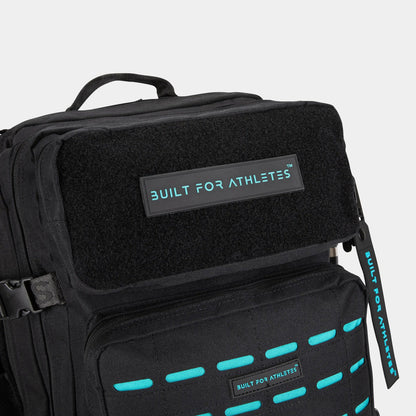 Built For Athletes Large Black & Aqua 45L Hero 3.0 Backpack