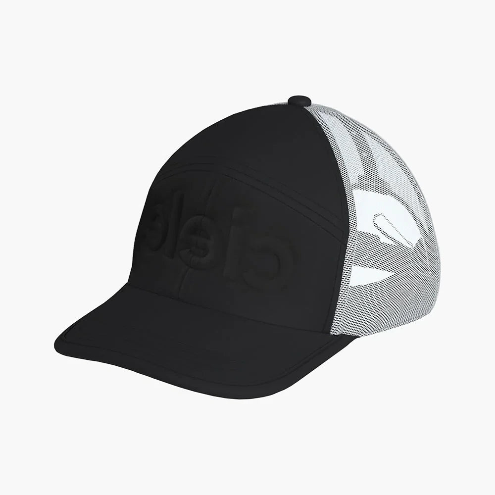 Ciele TRKCap SMT SC trucker running cap in black, Whitaker