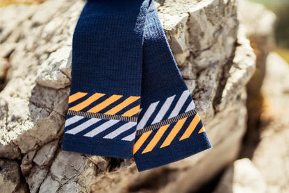 Incylence Merino Light Lanes Navy Orange