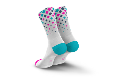Incylence Running Crystals White Pink Cyan
