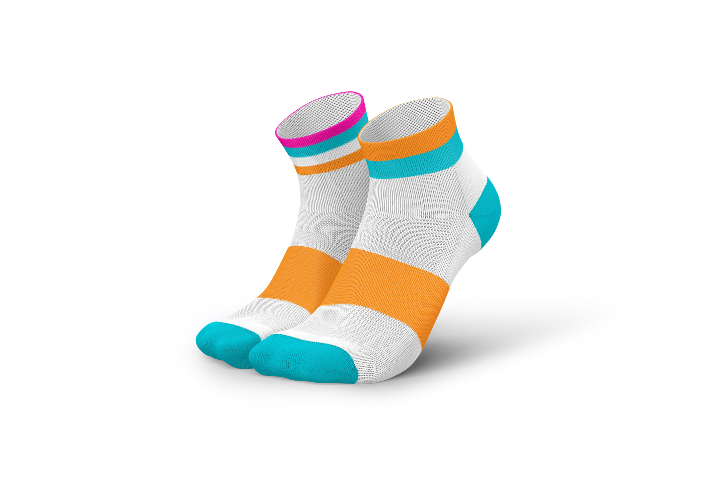 Running Bands Short Cyan Orange