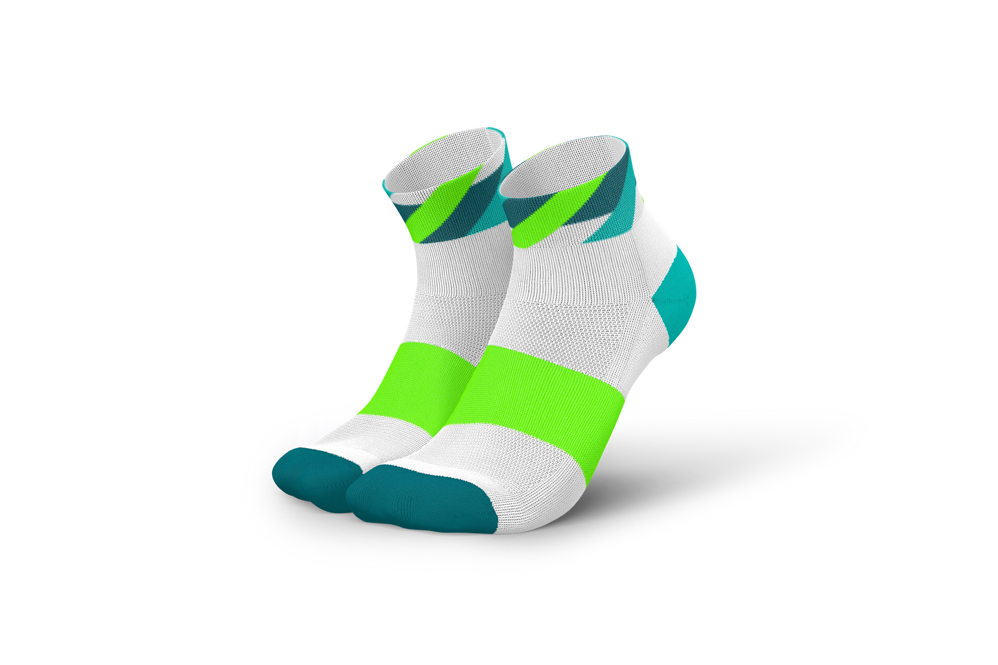 Incylence Running Loops Short White Green