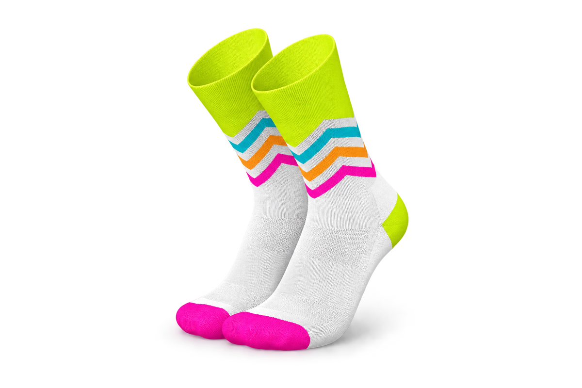 Incylence Running Volts Canary Pink with transparent background