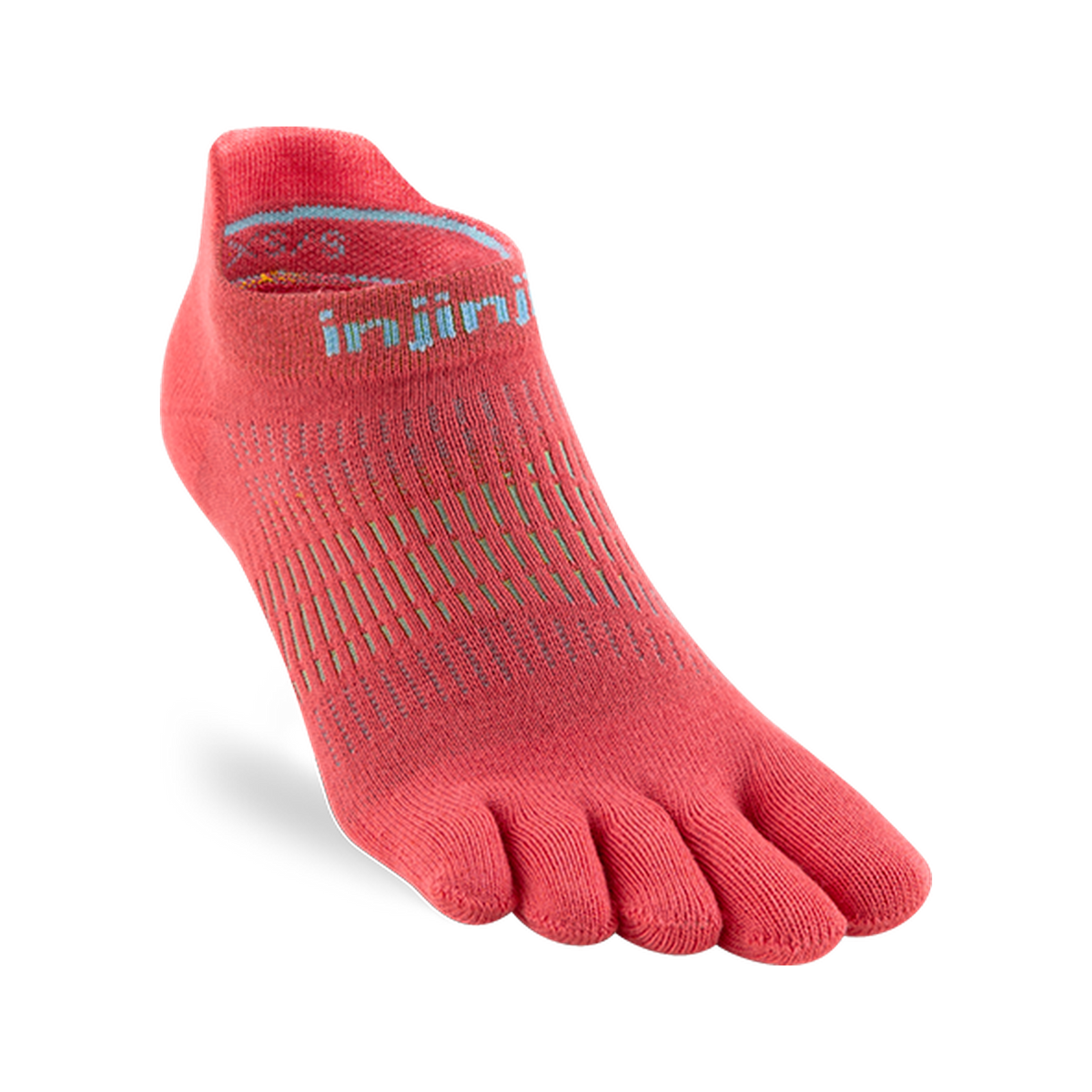 Injinji Run Lightweight No-show Coral Women