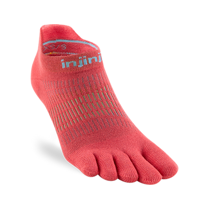 Injinji Run Lightweight No-show Coral Women