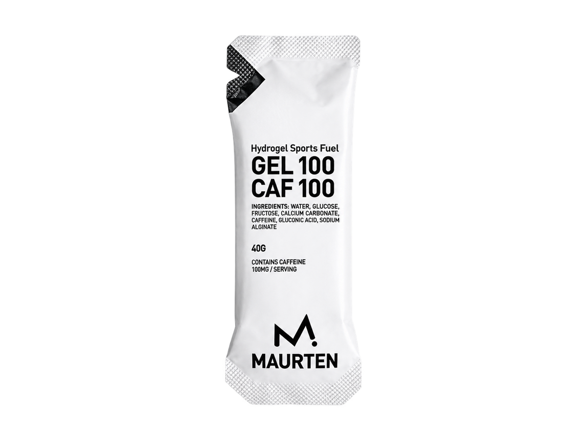 Maurten GEL 100 CAF 100 on transparent background