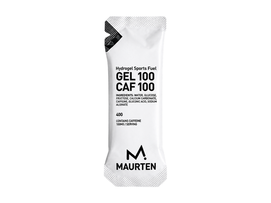 Maurten GEL 100 CAF 100 on transparent background