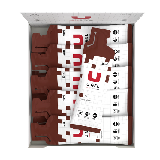 UMARA U GEL Cola + koffein 12 x 30g carb