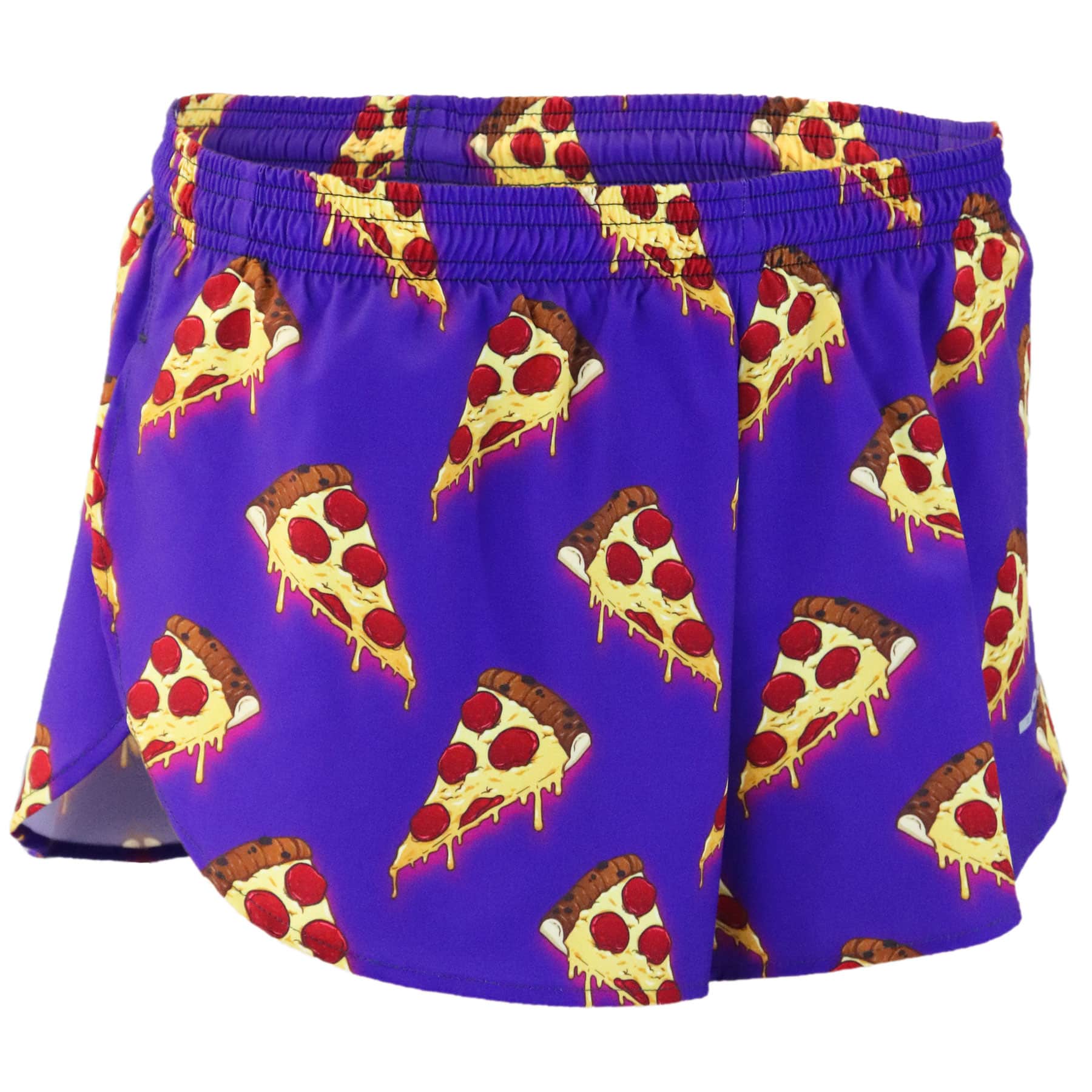 B.O.A PIZZA- Herr 1". Lila herr shorts med pizza tryck. Roliga shorts till träningen.