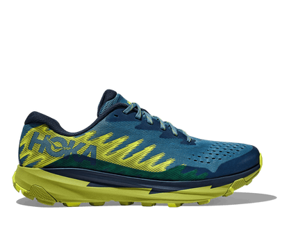 Hoka Torrent 3, modell herr. Blå och gul i färgen. Hos Hoka specialisterna i Sverige.