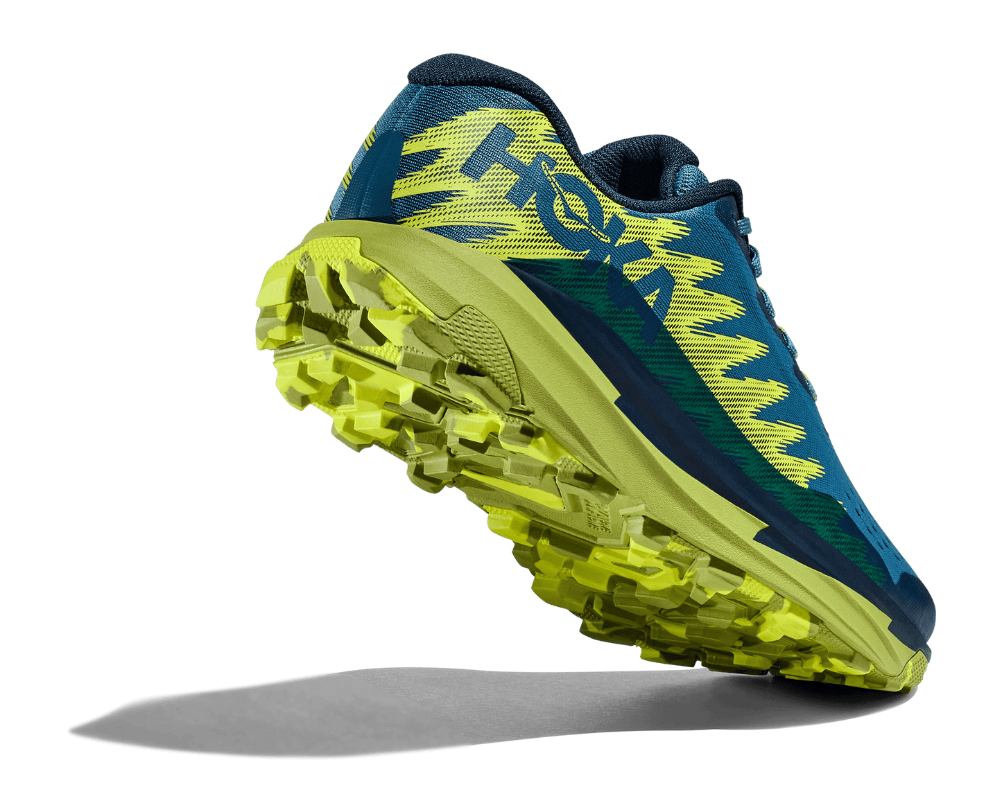 Hoka Torrent 3, modell herr. Blå och gul i färgen. Hos Hoka specialisterna i Sverige.