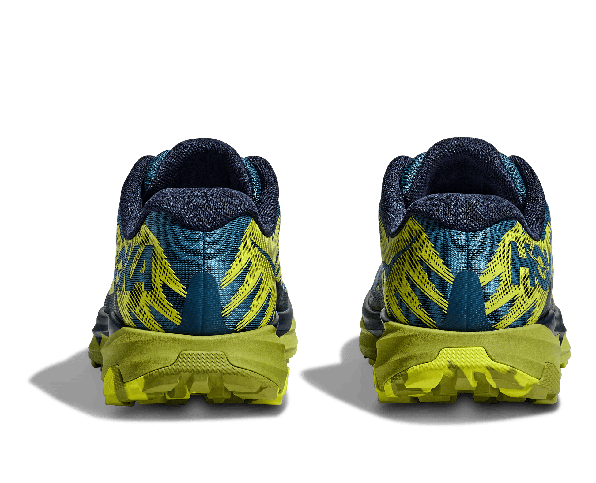 Hoka Torrent 3, modell herr. Blå och gul i färgen. Hos Hoka specialisterna i Sverige.