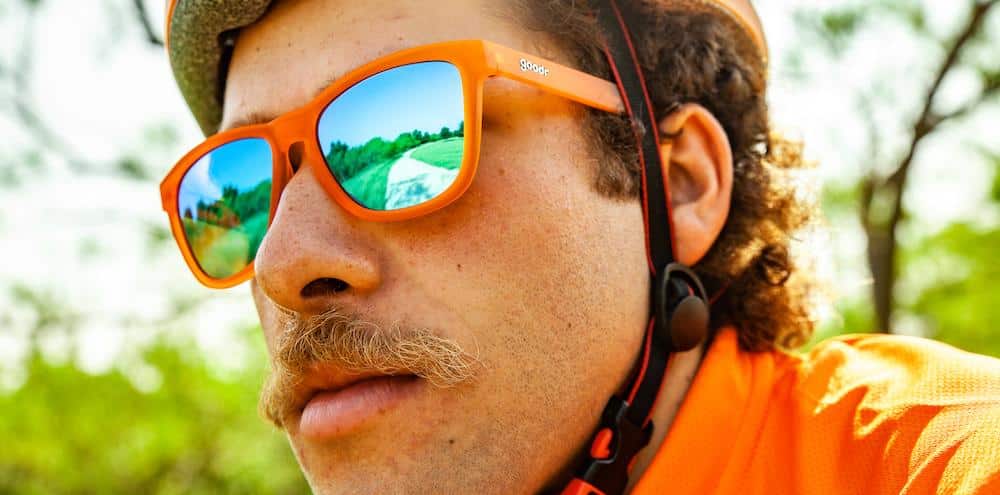 goodr Donkey Goggles. Orange glasögon för träning och vardags.
